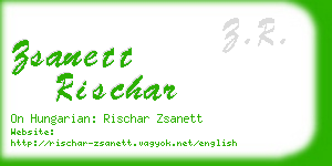 zsanett rischar business card